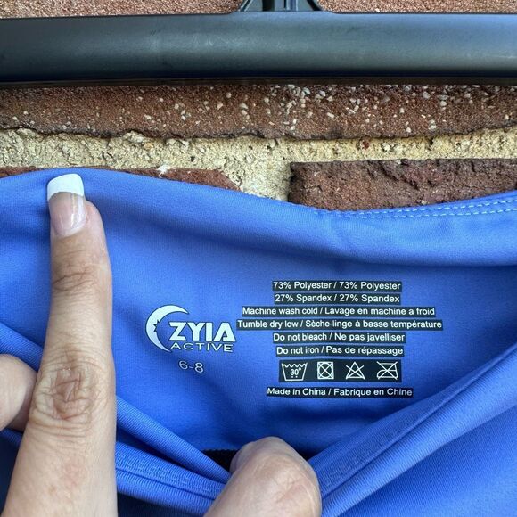 ZYIA Active Women's Hi-Rise Mesh Block Light N Tight 7/8 Leggings Multi 6-8 NEW - Picture 6 of 8